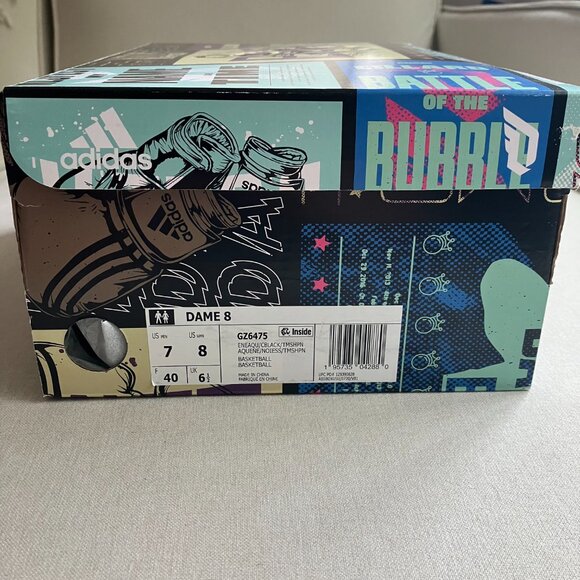 ? ADIDAS Dame 8 Energy Aqua Basketball Shoe ?